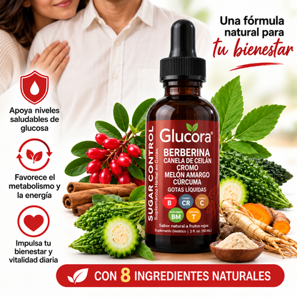 Berberine Metabolic Drops control total de la azucar.
