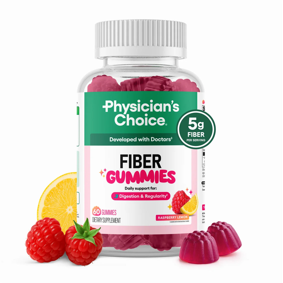 Fiber Gummies – Gomitas de Fibra Prebiótica Apoyo diario para tu digestión y regularidad intestinal