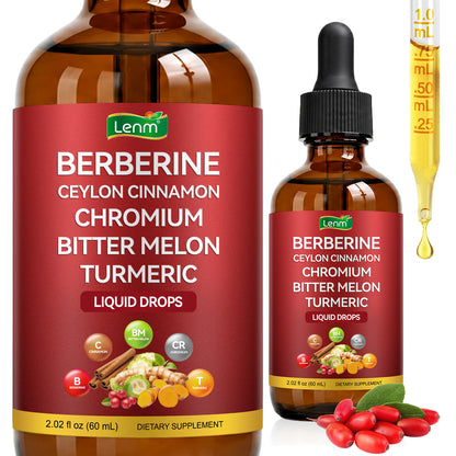 Berberine Metabolic Drops control total de la azucar.
