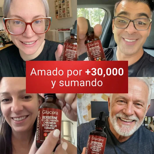 Glucora Berberine-Te ayuda controla tus niveles de Azucar